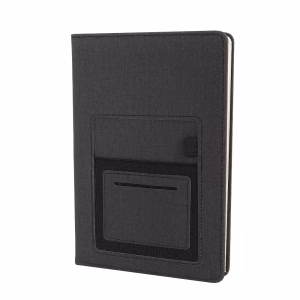 Bloc-notes A5 élégant avec poche extérieure