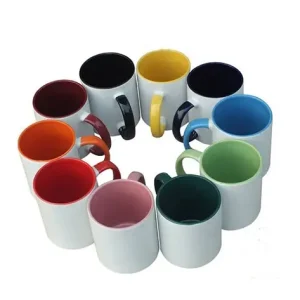 Mug sublimation intérieur coloré anse normal