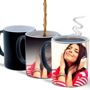 Mug magique noir Sublimation anse normal